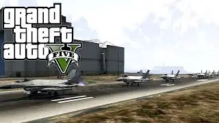 GTA 5 Online - Multiplayer Adventures #1 (Plane Stunts, Attack Jets, Army Truck Fun and More!)