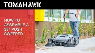 Как собрать 38-дюймовую подметальную машину с тройными щетками