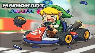 Link GET OUT OF MY WAY! (Mario Kart 8)