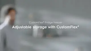 Adjustable storage with CustomFlex&reg;, Electrolux, fridge freezer