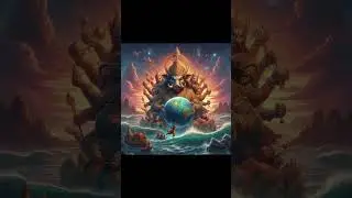 Varaha Avatar - Dashavatar(3/10) - Unraveling the Varaha Avatar of Lord Vishnu#vishnuavatars #short