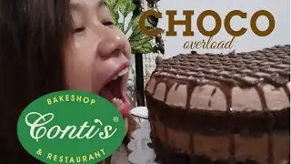 Choco Overload Conti's  Cake chocolate taste test dessert