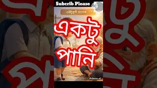 একটু পানি 💧/ছোট্ট দান, বড় শিক্ষা/ Bangla Cartoon Short/ Emotional Story/lively cartoon tv/