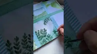leaves #watercolor #easywatercolor #watercolorforbeginners #howtopaint #easypaint #art #shorts