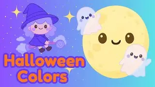 Halloween Colors 🎃 | Learn Colors with Cute Spooky Friends for Toddlers & Preschoolers