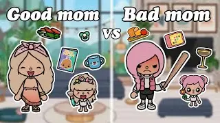 GOOD MOM VS BAD MOM😇👩🏼👿| Toca Life World 🌎| Mam&aacute; Buena Vs Mam&aacute; Mala | Toca Boca