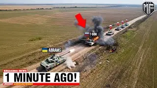 Ukrainian Abrams Tank Meets a Russian Brigade - Then THIS Happened...
