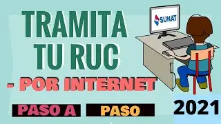 💥 COMO sacar RUC por INTERNET 💻TRAMITAR RUC por INTERNET Persona NATURAL sin NEGOCIO 🚀[ SUNAT 2022 ]