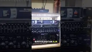 Di tambah lampu jadi tambah elegan #amplifier #powerrakitan #soundsystem #shorts