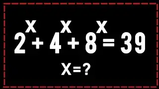United States | A Nice Olympiad Algebra Math Simplification | Find X?? |