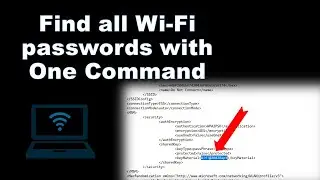 How to : Find all Wi-Fi passwords with One Command