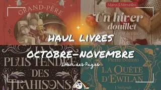 HAUL livresque Octobre-Novembre