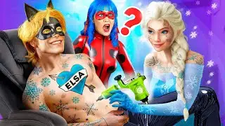 Princess Elsa  Tattoo Studio For Superheroes / From Nerd Elza To Beauty Bride!
