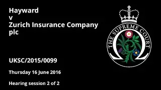 Hayward v Zurich Insurance Company plc