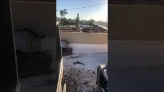 Gas leak Phoenix Arizona excavator hit gas line while working next door.