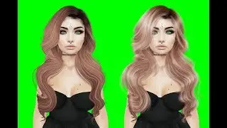 How to Draw Hair  ||  For Second Life Edits