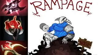 Dota2: Sven most easy rampage of all time