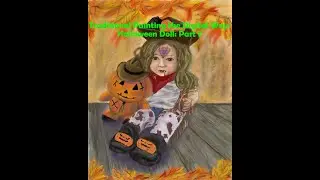 Traditional Painting the Digital Way: Halloween Doll: Part 7