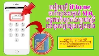 How to set up PIN code lock SIM card on iPhone avoiding to use in the other phones
