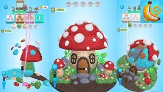 Relaxing & Fun Puzzle | Unravel Master Yarn Game level 8 Smurfs House