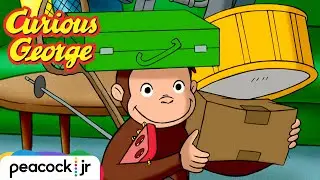Turning Junk into Joy! George Builds a Mini-Golf Course | CURIOUS GEORGE