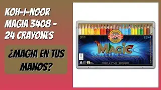 RESE&Ntilde;A (2026) : Koh-I-Noor Magia 3408 - 24 Crayones. DETALLES
