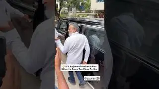 S.S. Rajamouli got very angry on a fan for coming too close,he pushed him with so much force #shorts
