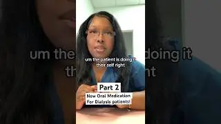 There is now an oral medication to treat #anemia in patients on #dialysis part2