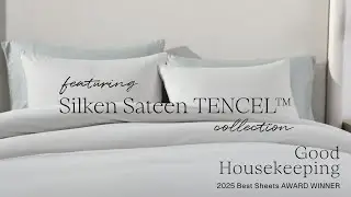 Silken Sateen TENCEL&trade; Bedding | Good Housekeeping Best Sheets 2025 Award Winner | Pure Parima