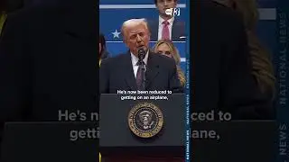 President Trump talks about Biden pardoning his family
