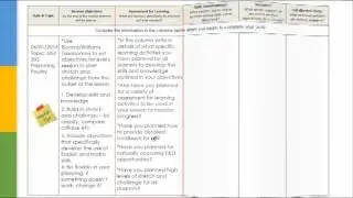 Planning for Success and Progress