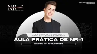 NR-1 ao vivo Domingo - 11/01 Com Psicólogo Felipe Maronesi