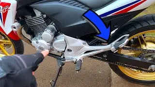 CB 300 SEM PROTETOR E GUIA DA CORRENTE. O QUE MUDOU? DA MULTA? &Eacute; PERIGOSO?