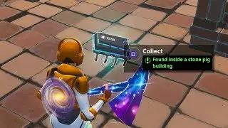 Fortbyte #69 Challenge - Found inside a Stone Pig Building Location - Fortnite