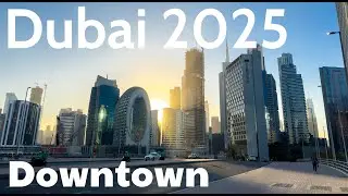 DUBAI 2025 [4k] Walking Tour Business Bay to Downtown