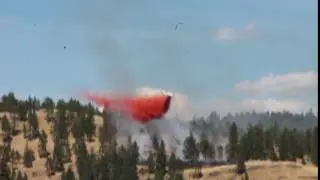 Raw footage of Knox Mountain Fire