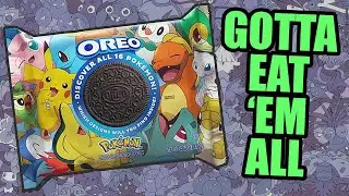 Unboxing Pok&eacute;mon Oreos (25th Anniversary Limited Edition Cookies)