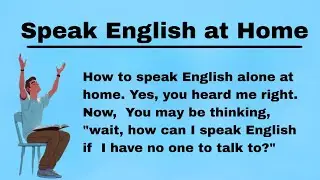 Speak English at Home || Graded Reader || Improve Your English || Learn English Sto...