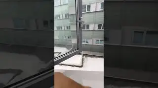 Oslo Norway Hotel room window view | Look at the snow #shorts