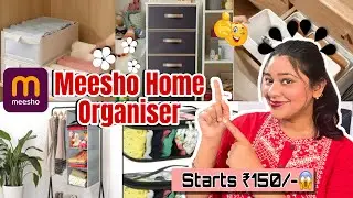 Meesho Home Organiser 😀/Wardrobe Organiser/Storage Box ,Drawer / Meesho Affordable Home Organiser