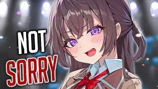 Nightcore - Sorry Not Sorry (Rock Version) (Lyrics)