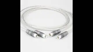 X451 Hifi RCA Plug Connector Interconnect Audio Cable 4N Pure Sliver RCA Cable
