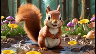 Five Silly Squirrels in the Tree | Funny Forest Counting Song for Kids | Nutty Animal Rhyme