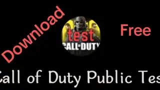 Codm Public test server 2023! download