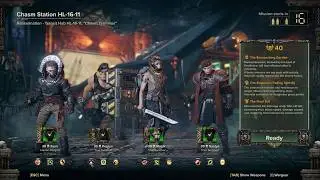 Auric Havoc 40║ Chasm Station ║ Hive Scum Devil's Claw + Nidle Pistol 1.10.6 #Darktide #warhammer40k