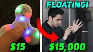 $15 FIDGET SPINNER Vs  $15 000 FIDGET SPINNER Floating Fidget Spinner