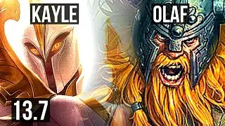 KAYLE vs OLAF (TOP) | 2.8M mastery, 1700+ games | KR Master | 13.7