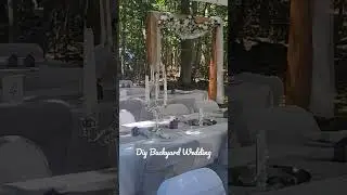 DIY Backyard Wedding Decor