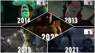 Evolution of Penniwyse, Morbius, Moon Knight, Hulk, Hawkeye