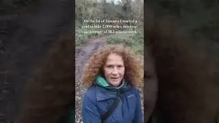 One of my 2024 hiking goals is to walk 2,000 miles in memory of a friend who passed away last March.